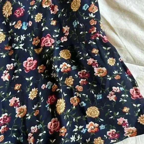 J Crew Mercantile Floral Fall Dress - Size 6 - Picture 11 of 12